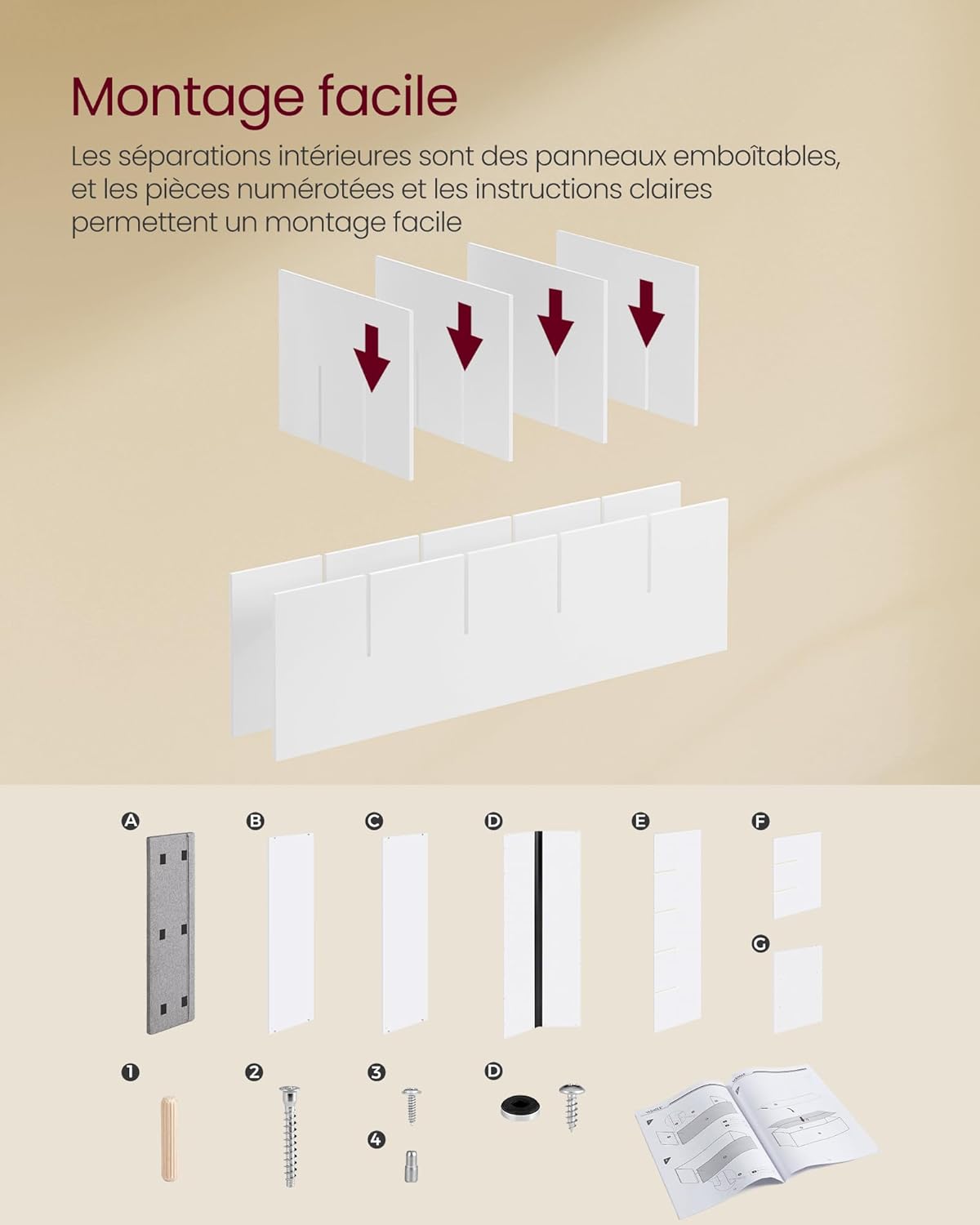VASAGLE Shoe Bench LHS15WT