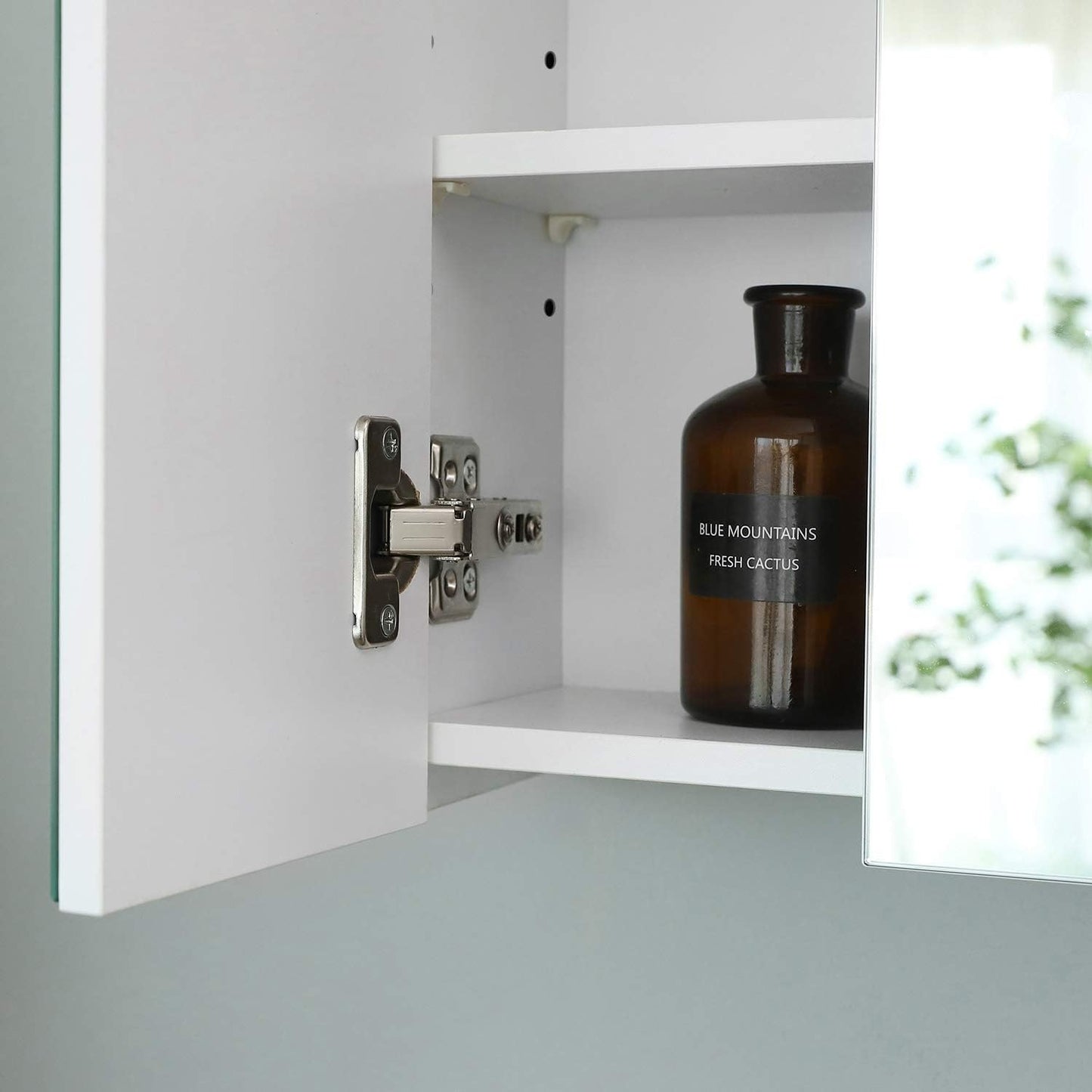 VASAGLE Bathroom Wall Cabinet with Mirror