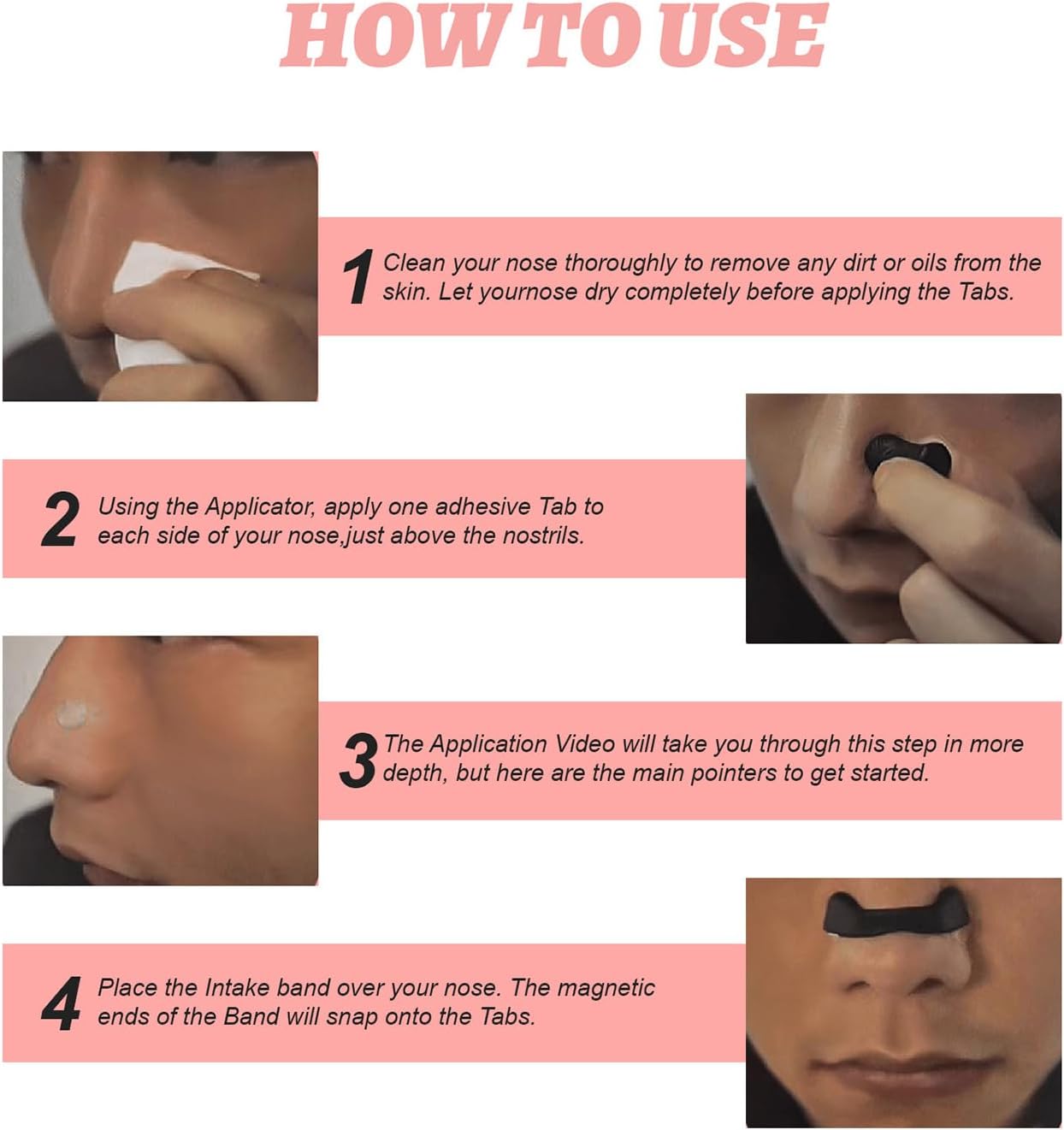 Set of 30 Intake Breathing Nose Magnets