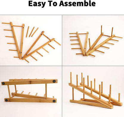 Bamboo Dish Drying Rack