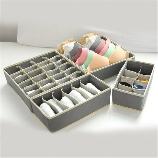 Set of 4 Foldable Bra Organiser