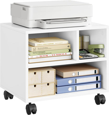 WOLTU Printer Table with Wheels Ask06WS