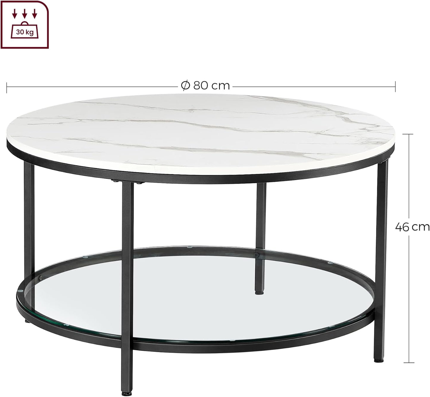 VASAGLE Coffee Table LCT071B13