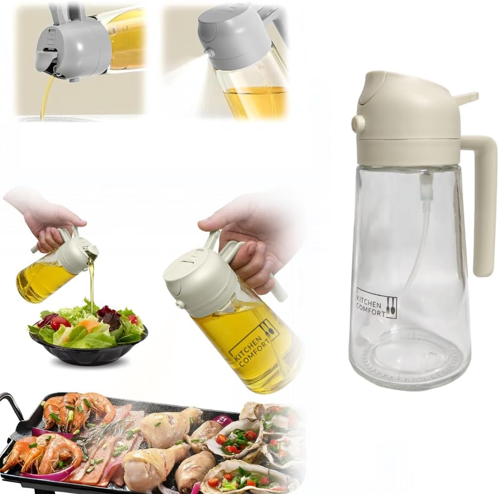 2 in 1 Oil Sprayer & Dispenser