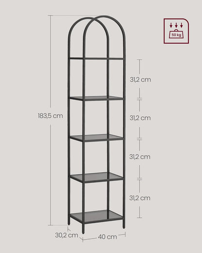 VASAGLE 5-Tier Shelf LGT501G01