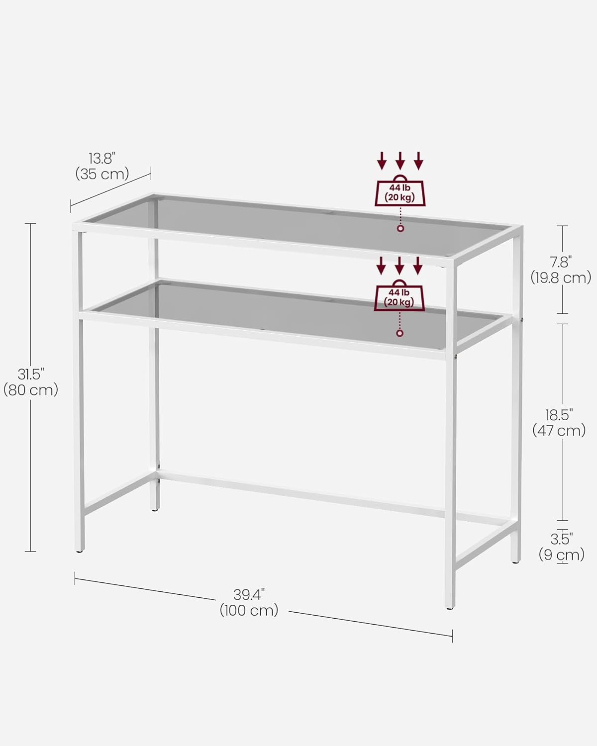 VASAGLE Console Table