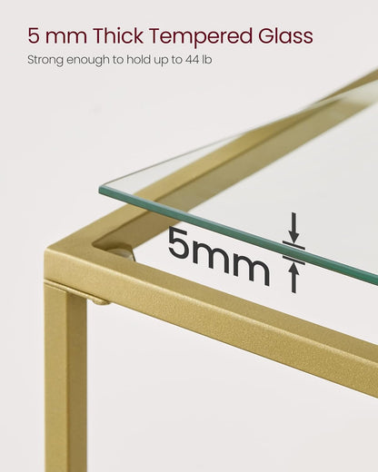 VASAGLE Console Sofa Table LGT045A61
