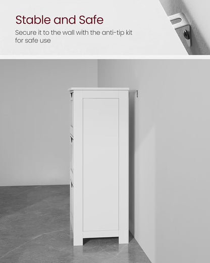 VASAGLE Bathroom Floor Storage Cabinet,