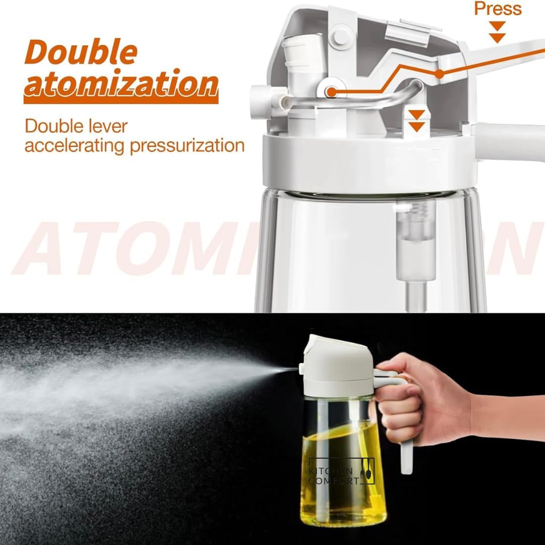 2 in 1 Oil Sprayer & Dispenser