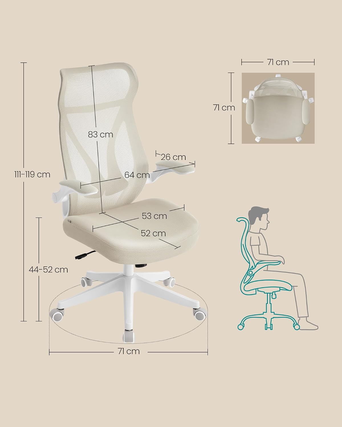 SONGMICS Office Chair (OBN088LH02)