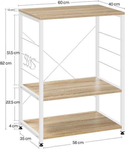 Woltu Kitchen Shelf Stand RGB9309HEI