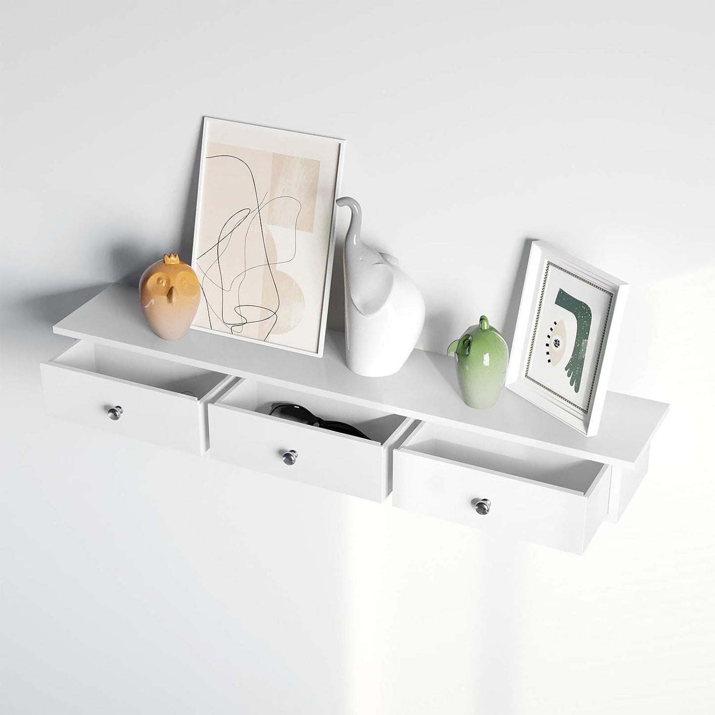 SONGMICS Floating Wall Shelf LWS085W01