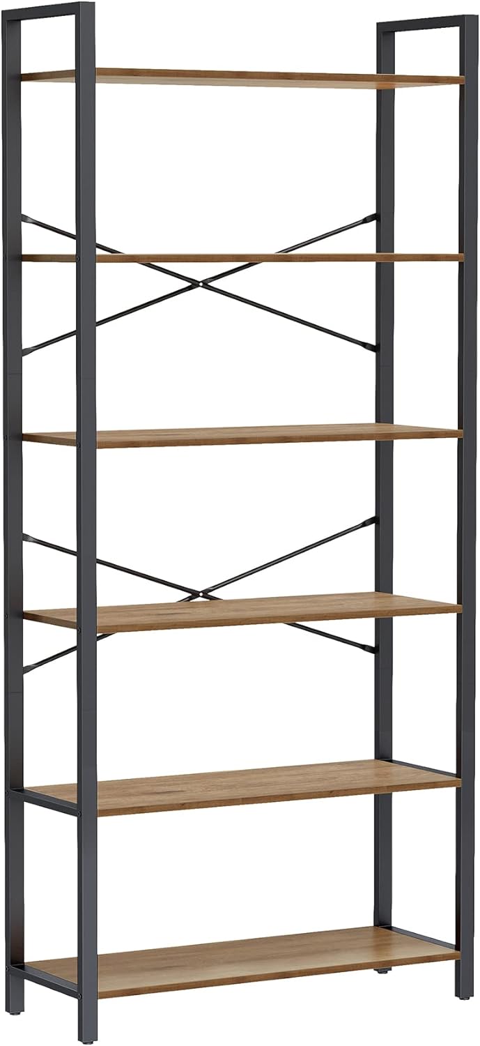 VASAGLE 6-Tier Tall Bookshelf