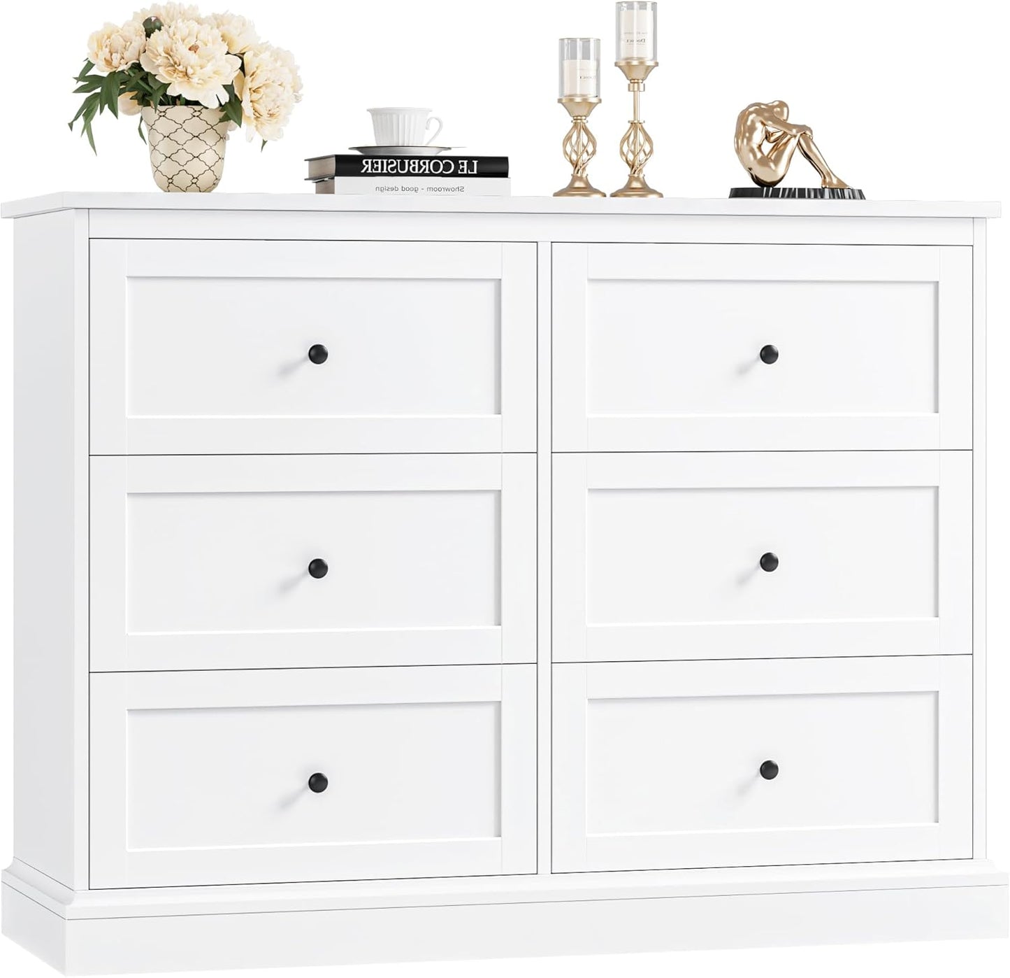 Modern Double Chest with Deep Drawers