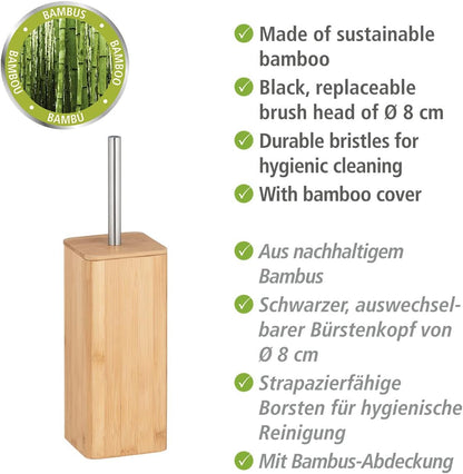 WENKO bamboo toilet brush