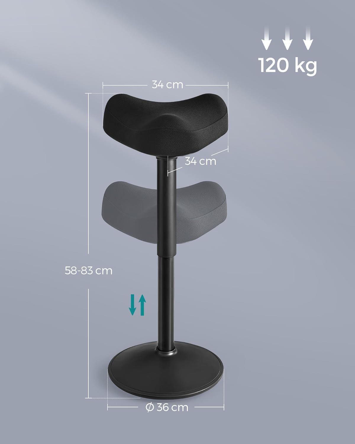 SONGMICS Standing Stool OSC008B01