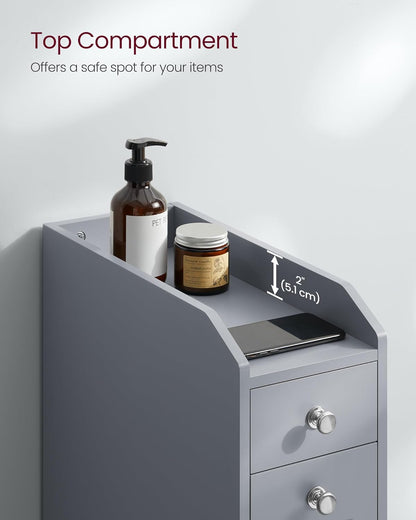 VASAGLE Small Bathroom Cabinet BBC847G02