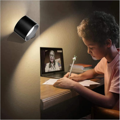 Touch & Remote Control Indoor Wireless Rechargeable Wall Lamp