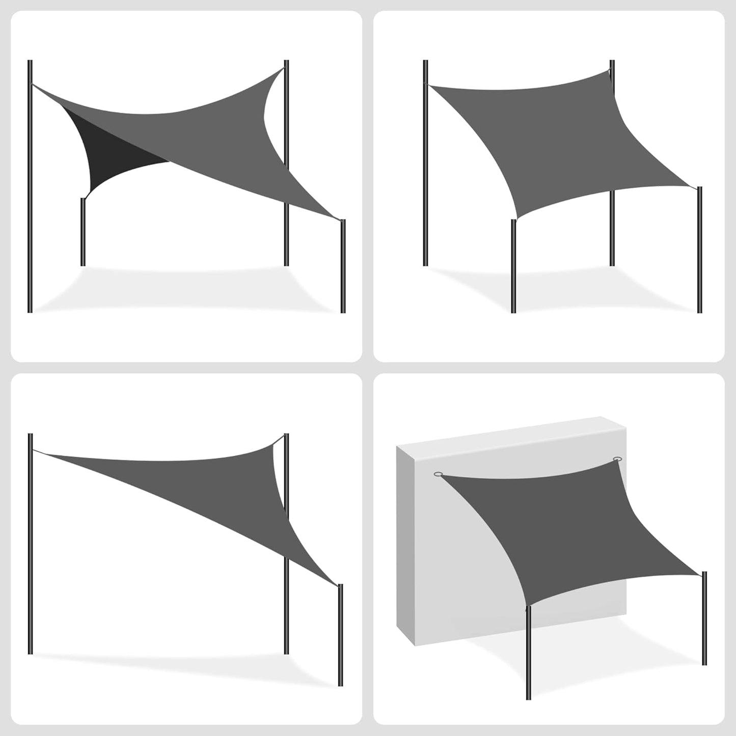 SONGMICS Awning waterproof UV protection GSS44GY