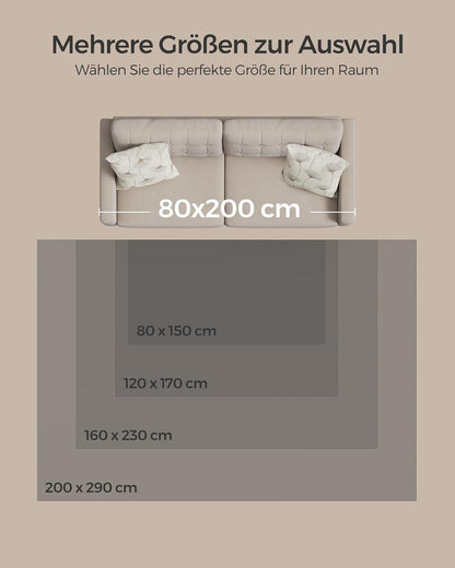 SONGMICS Non-Slip Rug TAR013G01