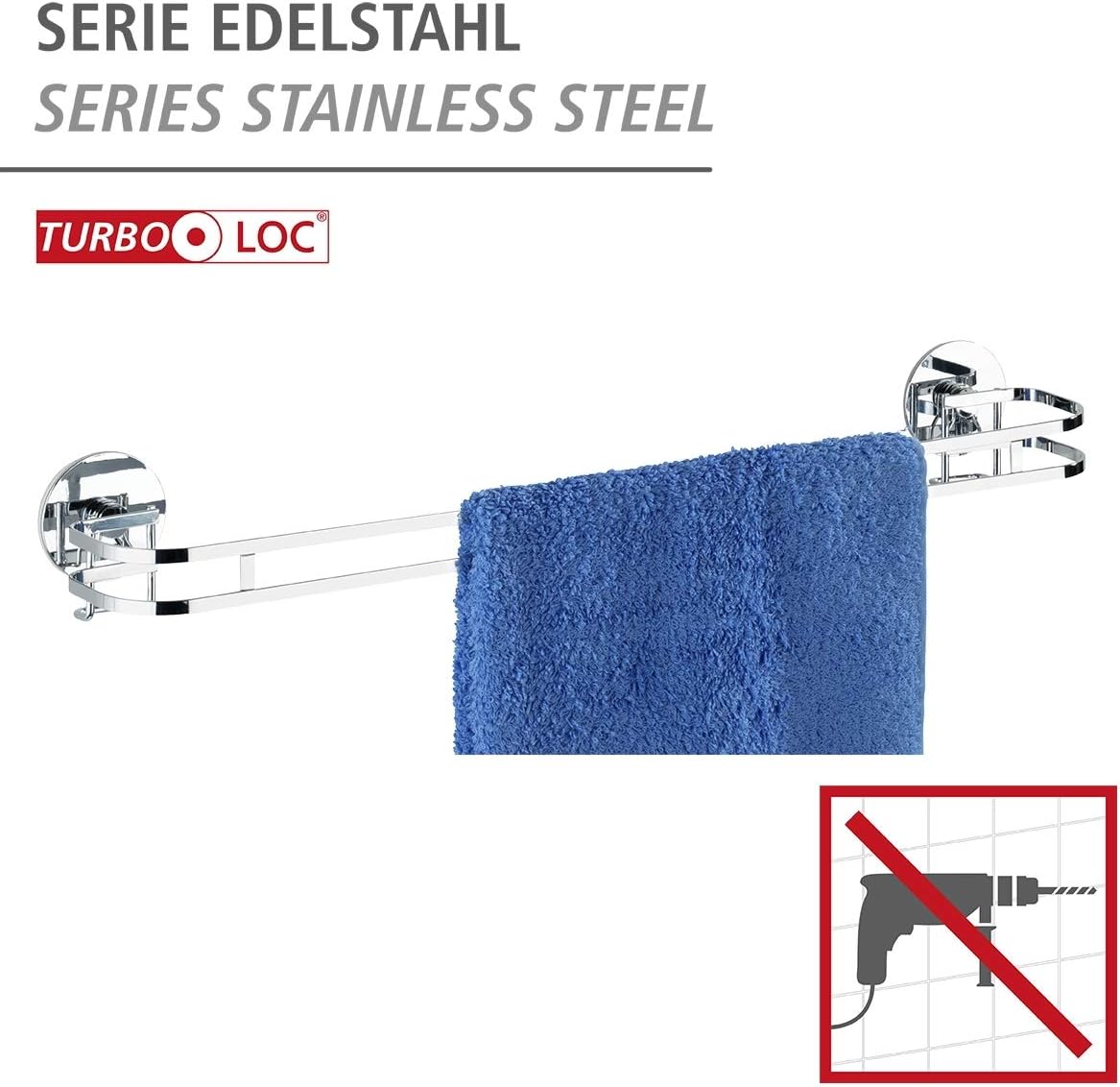 WENKO Stainless Steel Towel Rail