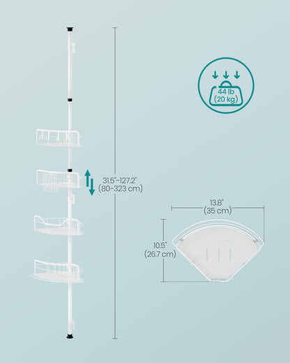 SONGMICS Corner Shower Caddy BCB003W01