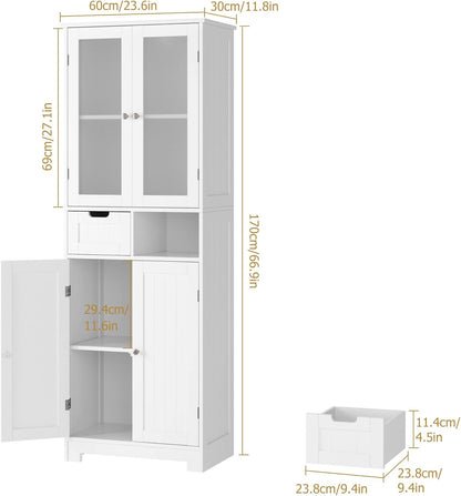 Cabinet with 4 Doors and 2 Drawers