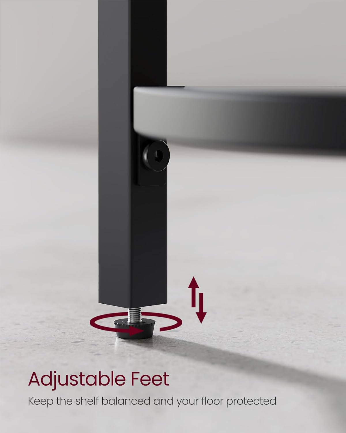 VASAGLE 5-Tier Corner Shelf LGT810B61