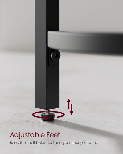 VASAGLE 5-Tier Corner Shelf LGT810B61