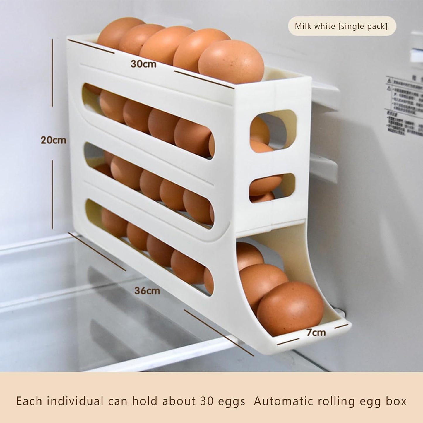 4 Layers Egg Holder for Fridge