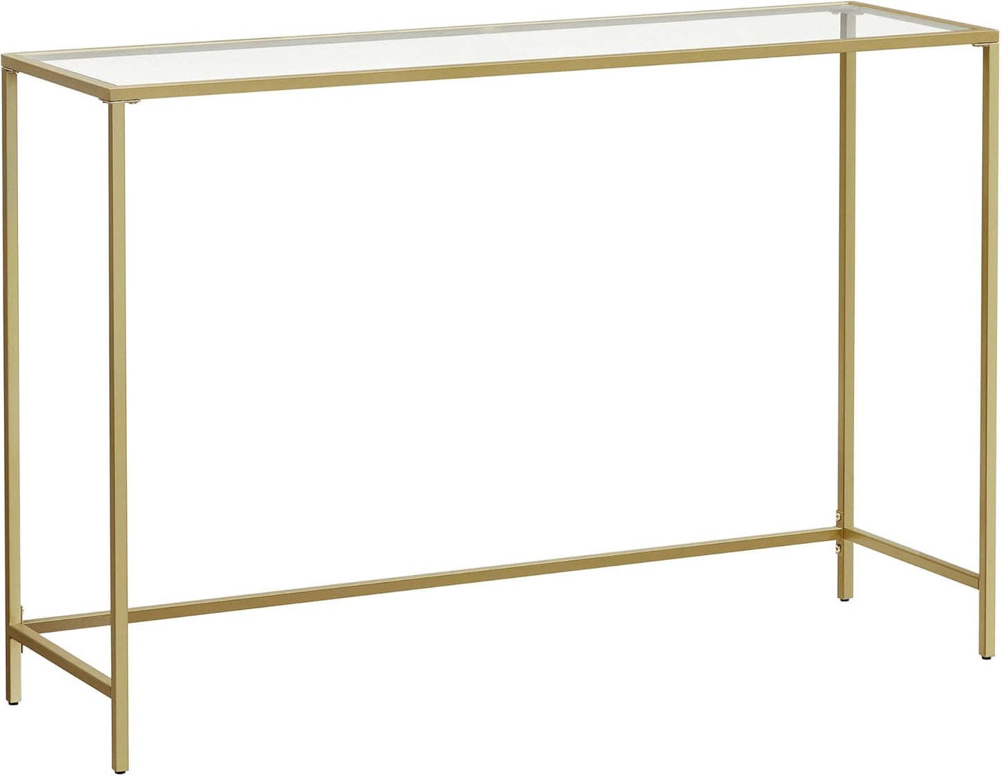 VASAGLE Console table tempered glass table top LGT036A01