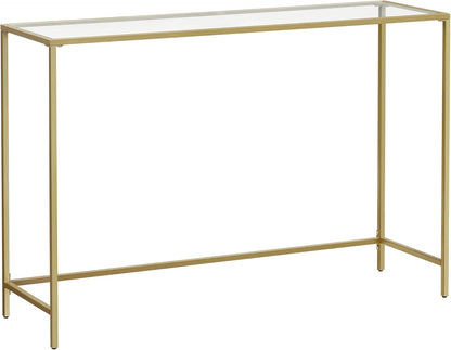 VASAGLE Console table tempered glass table top LGT036A01
