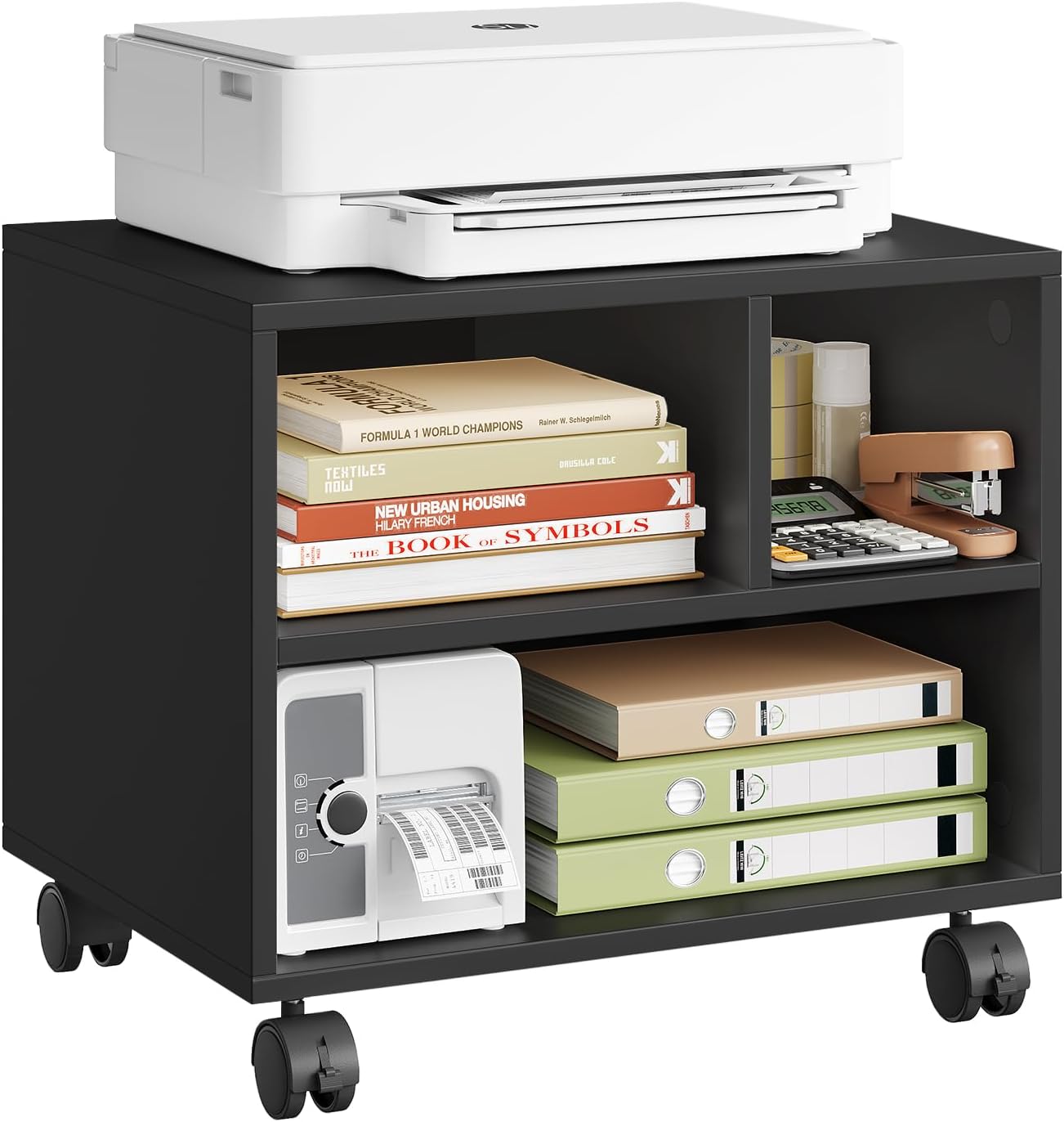 WOLTU Printer Table with Wheels Ask06WS