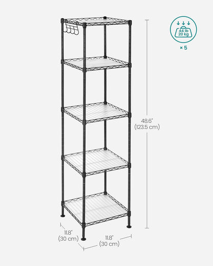 SONGMICS Bathroom Shelf (LGR23BK)