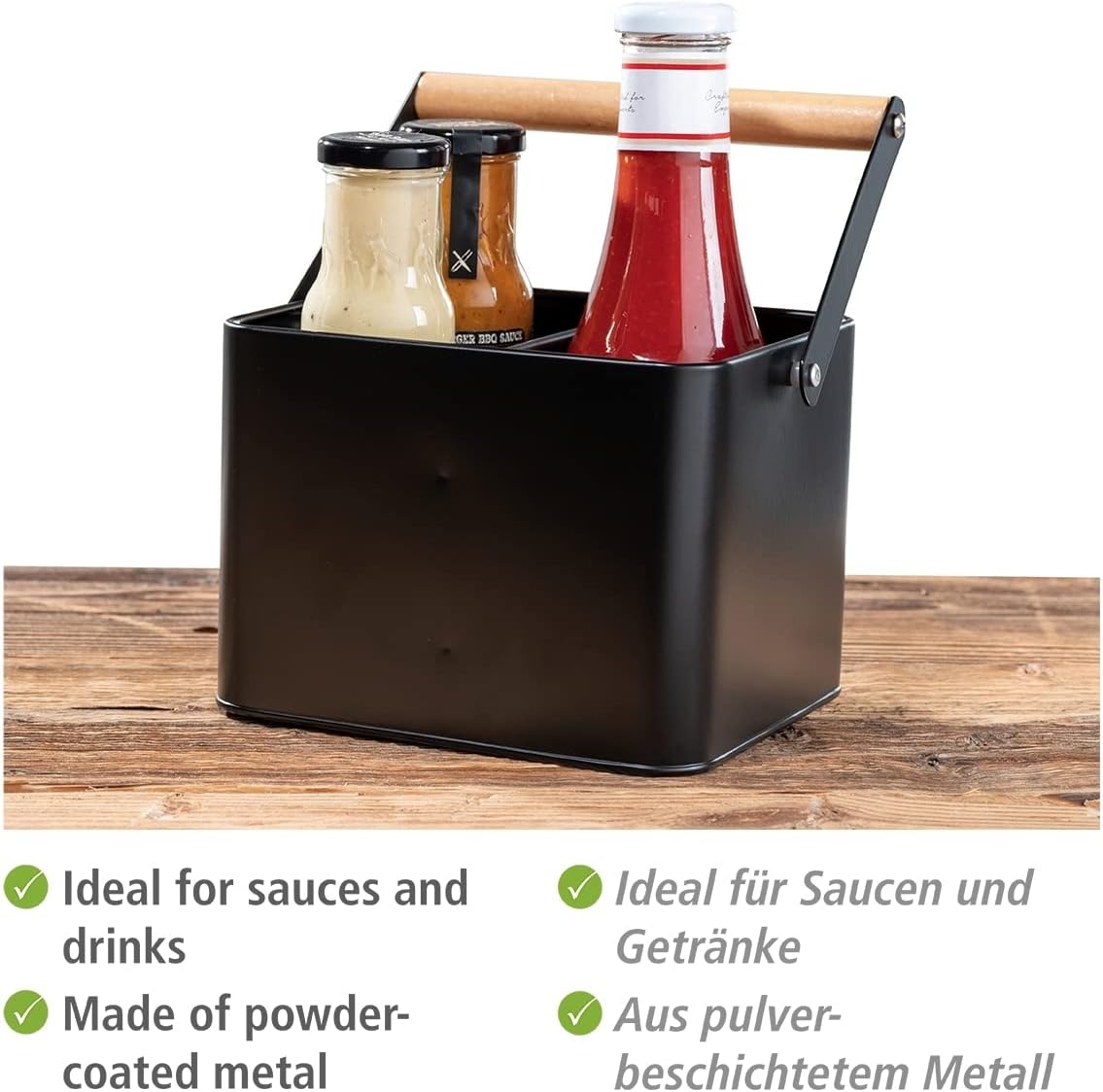 WENKO Baco utensil storage basket