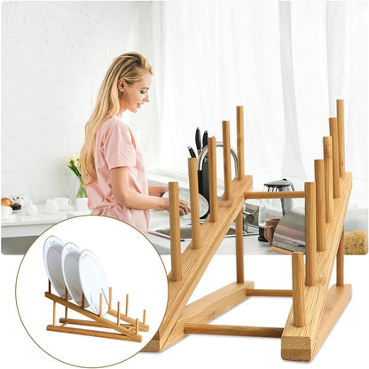 Bamboo Dish Drying Rack
