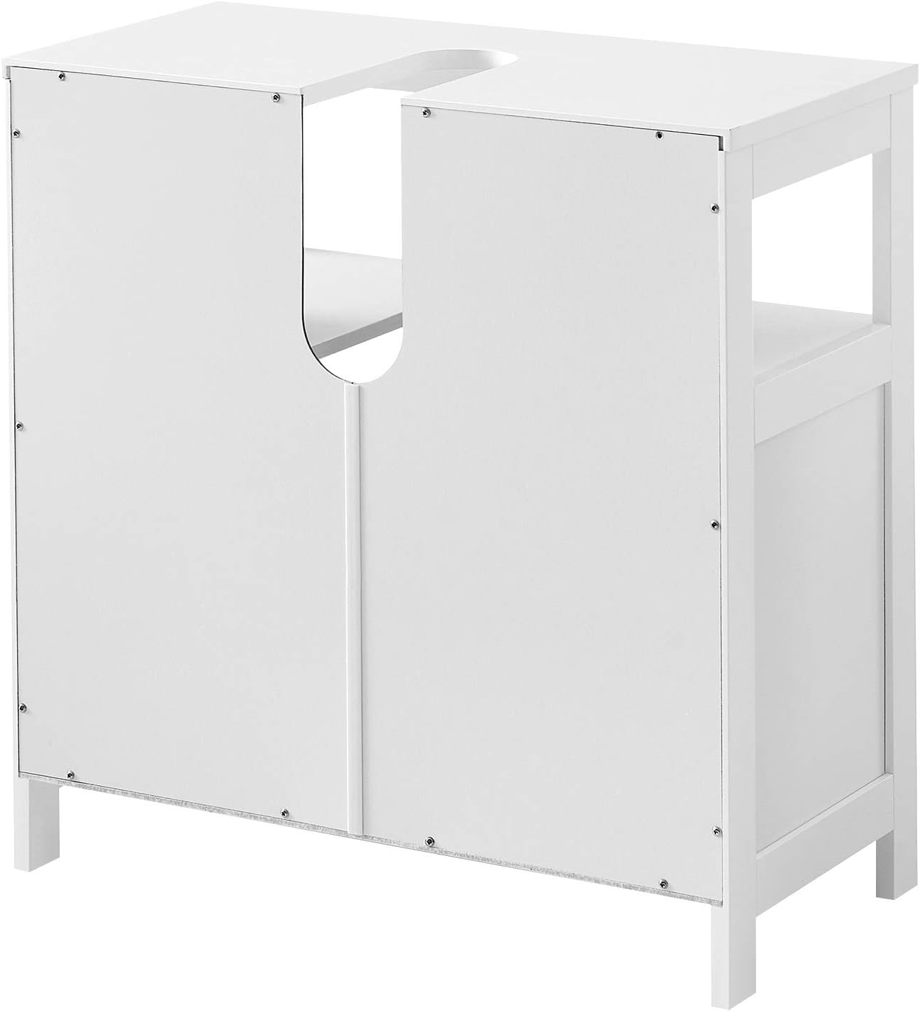 Vasagle Bathroom Vanity Unit with 2 Doors (BBC301W01)