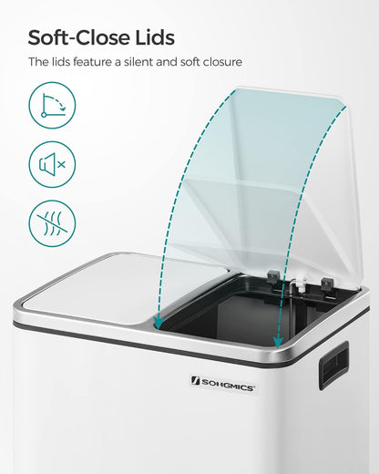 SONGMICS Kitchen Bin LTB30WT