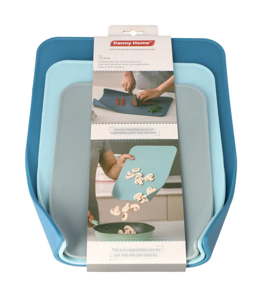 Danny home Self Standing Chopping Boards set of 3