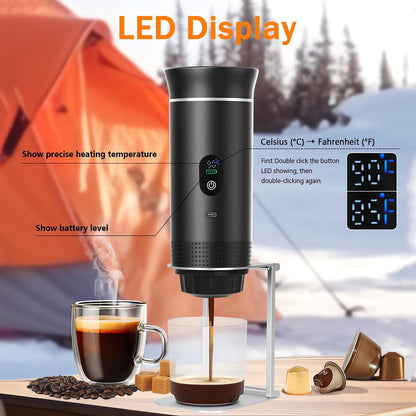 3-in-1 Portable Coffee Maker with Self-Heating