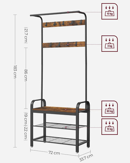 VASAGLE Coat Rack