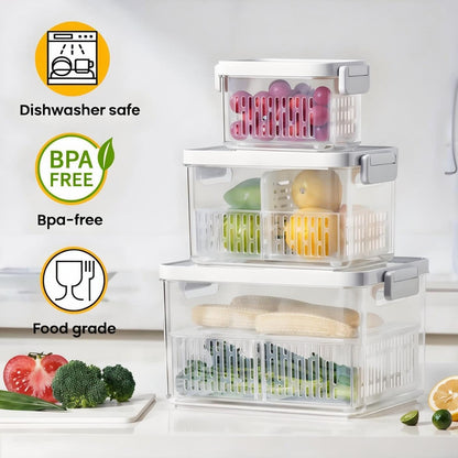 Danny home Fruit & Veggie Keeper Drainage Box