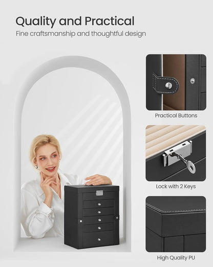 SONGMICS Jewellery Box JBC152B01