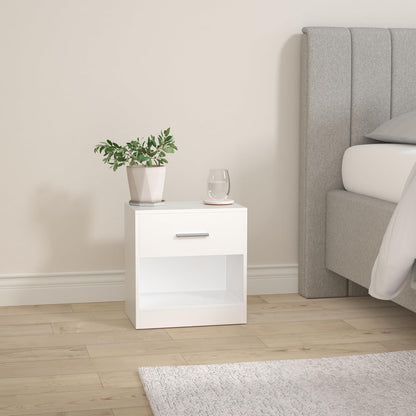 VASAGLE Set of 2 Bedside Table LET619T14