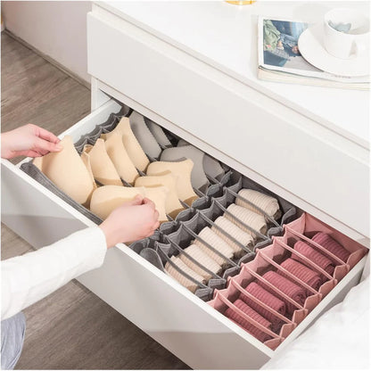 Set of 4 Foldable Bra Organiser