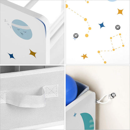 SONGMICS Children's Storage Shelf GKR33WT