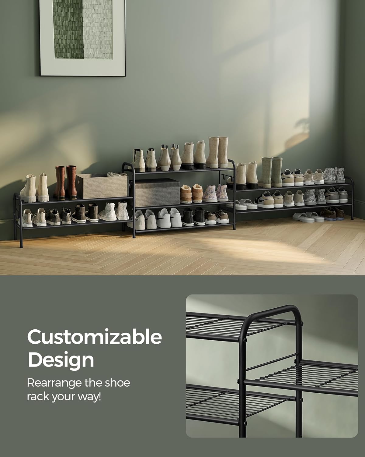 SONGMICS Shoe Rack LMR128B01