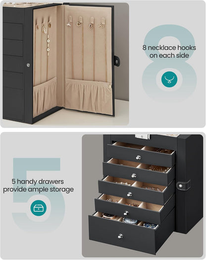 SONGMICS Jewellery Box JBC152B01