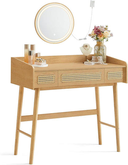 SONGMICS Vanity Desk with Mirror