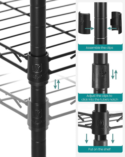 SONGMICS Bathroom Shelf (LGR23BK)
